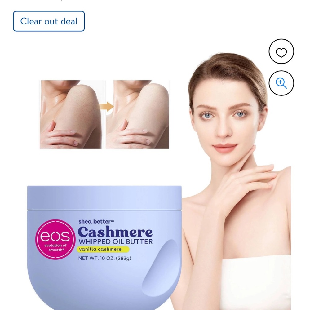 eos Cashmere Whipped Oil Body Butter - Soft Lavender